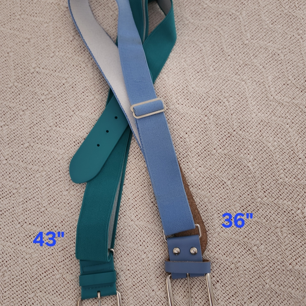 Baseball / Softball Blue and Teal Belt Set